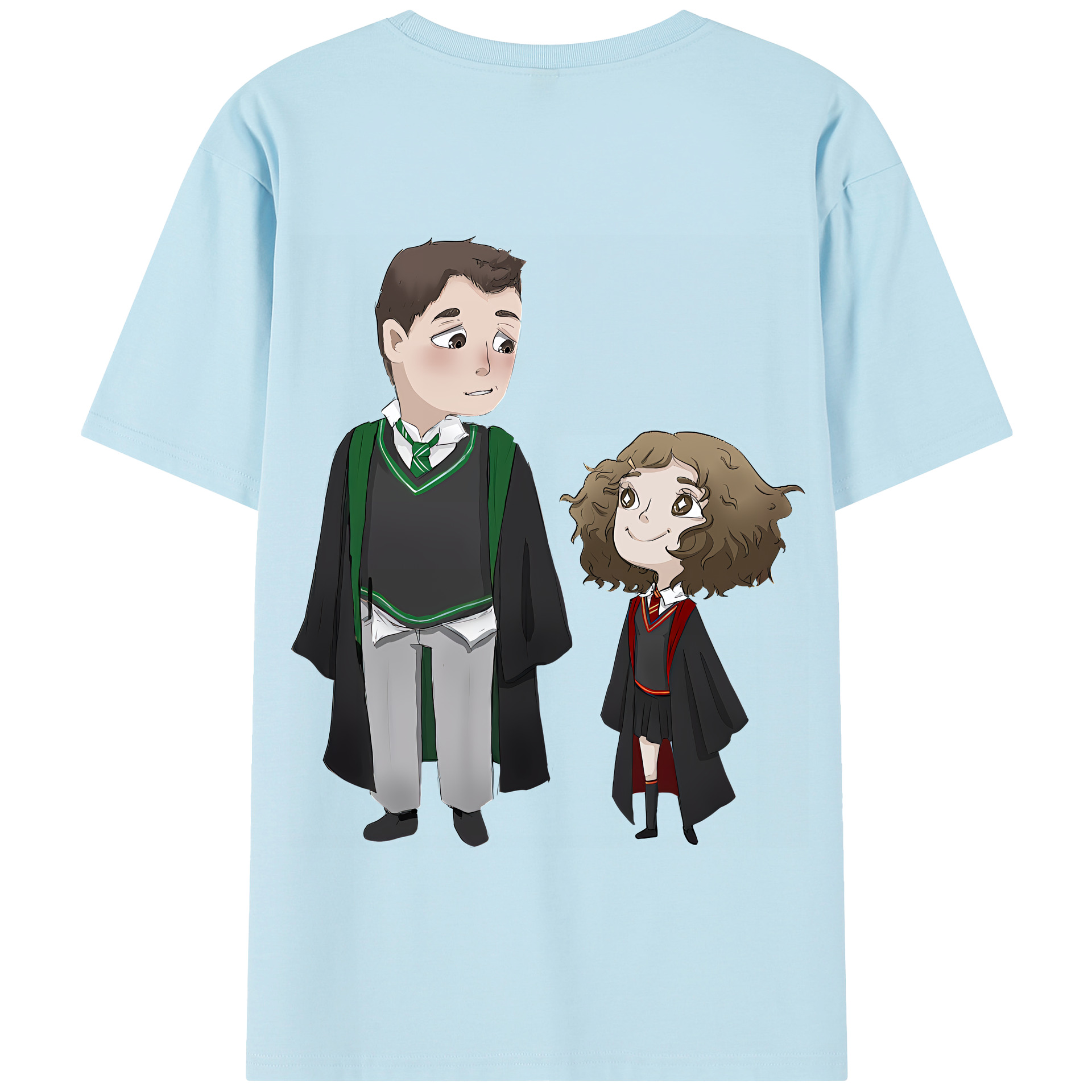 （画像用） Harry Potter ハリー・ポッターシリーズ 綿100％半袖Tシャツ（背面プリント）